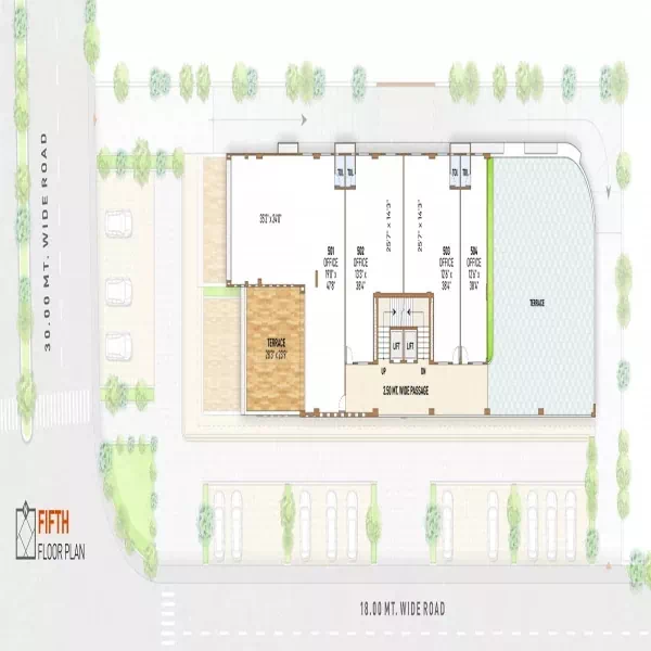 Fifth Floor Plan