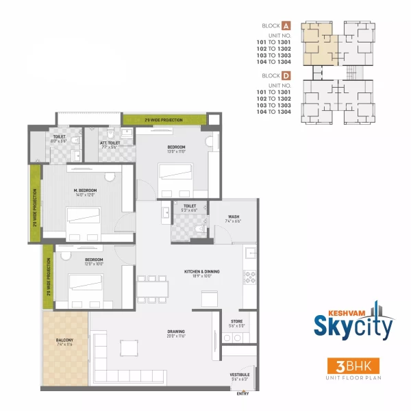 3BHK_Floor Plan